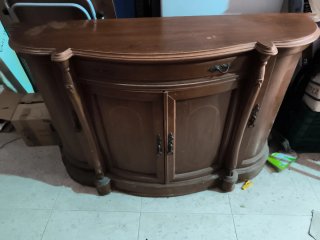 Mueble de entrada madera para restaurar