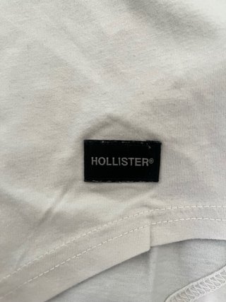 Camiseta Hollister Degradado Negro Blanco