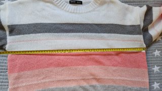 Jersey mujer oversize Shein rayas S