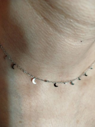 Collar Plata 925 Lunas
