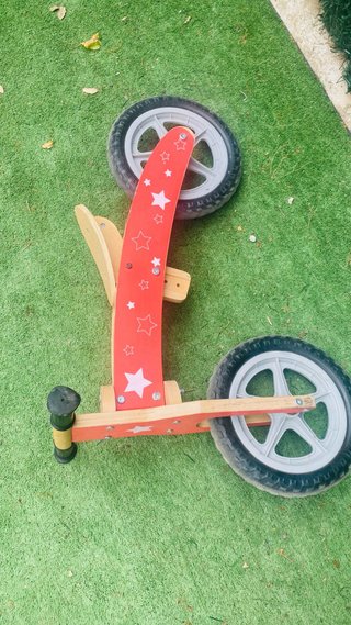 Bici de madera para niños