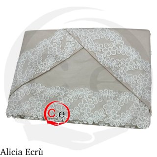 Completo Lenzuola Alicia con Pizzo