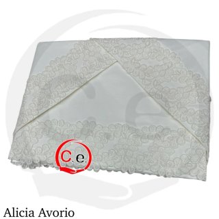 Completo Lenzuola Alicia con Pizzo