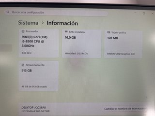 Ordenador HP Windows 11 Pro