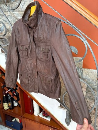 Giacca in vera pelle morbida leggera vintage