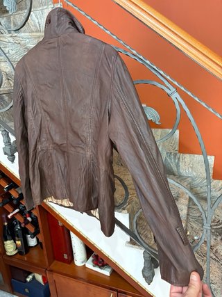 Giacca in vera pelle morbida leggera vintage