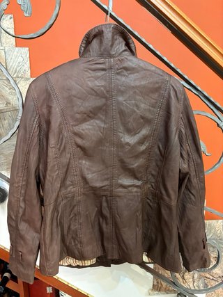 Giacca in vera pelle morbida leggera vintage