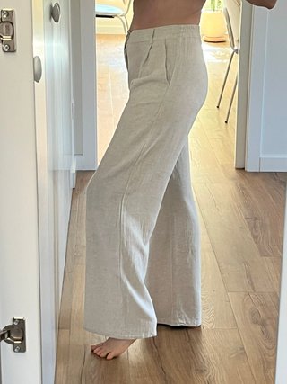 Pantalones System Action Talla S Beige