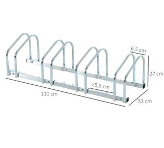Aparcamiento para 4 bicicletas