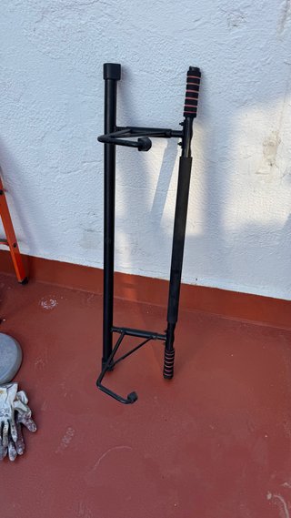 Barra de dominadas negra