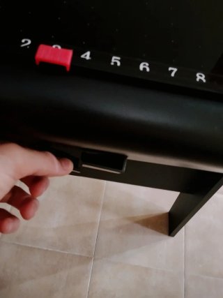 Mesa Air Hockey Eléctrica Plegable Negra