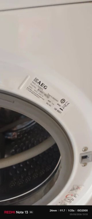 Lavadora AEG 8 kg