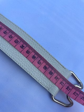 Cinturón Angel Schlesser Piel Beige Mujer Nuevo