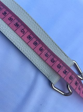 Cinturón Angel Schlesser Piel Beige Mujer Nuevo