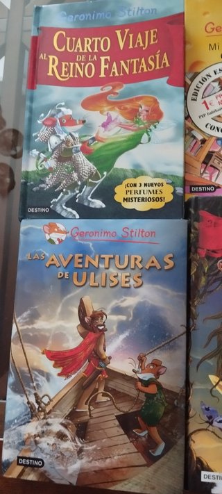 4 geronimo stilton por 10 euros