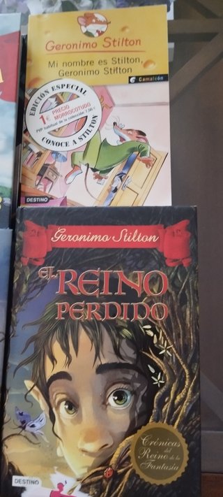 4 geronimo stilton por 10 euros