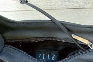 Bolso de mano negro ELLE