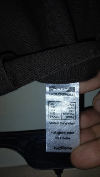 Pantaloni uomo marroni taglia 3XL
