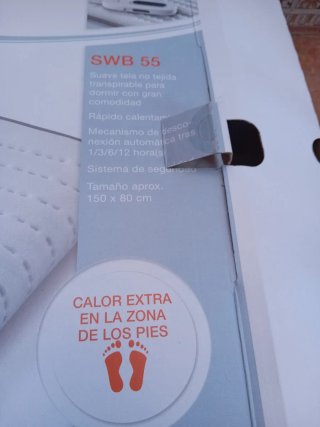 Manta Eléctrica Vitalcontrol SWB 55