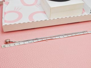 Pulsera Pandora Corazón Pave color Rose gold 19 cm