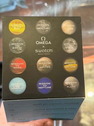 Omega x Swatch Mission to Uranus Blu