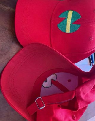 Gorra roja Serie Dibujos Campeones Oliver y Benji