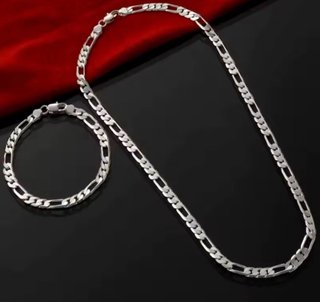 Conjunto modelo Cartier Caballero Plata