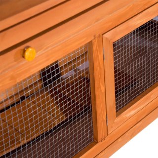 Conejera Madera Exterior 2 Niveles Jaula