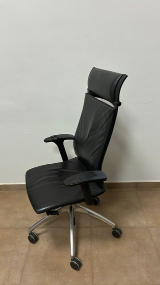 Silla Ejecutiva Piel Negra