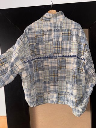 Chaqueta BENITO ANTONIO x zara Beige/Azul con aja