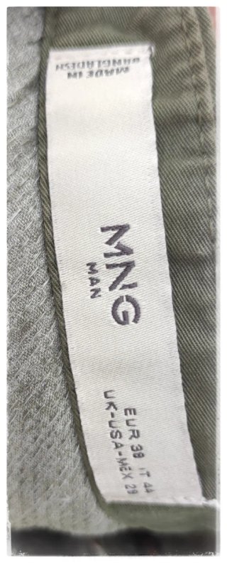 Pantalón corto Mango verde talla 38