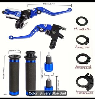 Manetas y Puños Moto Universales Azul
