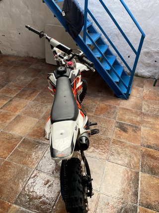 Pit Bike XL Kayo TT 125 4T 2021 Naranja/Blanca