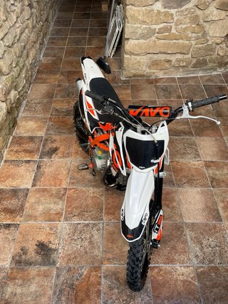 Pit Bike XL Kayo TT 125 4T 2021 Naranja/Blanca