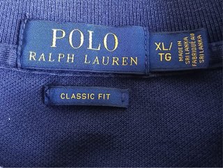 ralph lauren polo size XL blue
