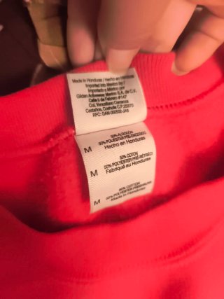 Sudadera Roja estampada falsa de Carhartt