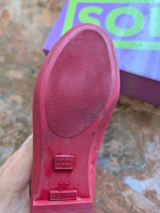 Botas de agua Gioseppo rojas con cordones