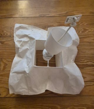 2 Lámparas colgantes Ikea blanca