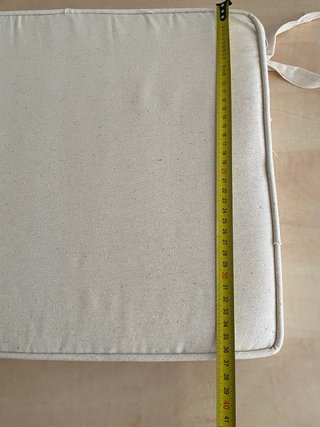 6 Cojines Beige para Sillas