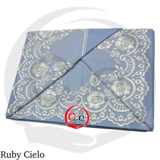 Completo lenzuola Ruby con pizzo