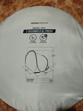 Carpa Decathlon Quechua 2 Seconds 0 XL