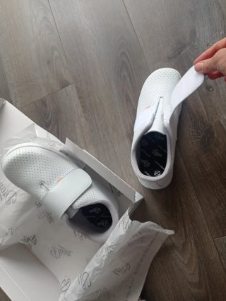 Zapatos de trabajo blancos Dian