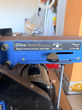 Lijadora de banda y disco Güde GBTS 400