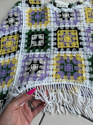 Coprispalle uncinetto granny squares