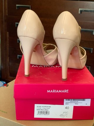 Tacones Mariamare Charol Nude Talla 40