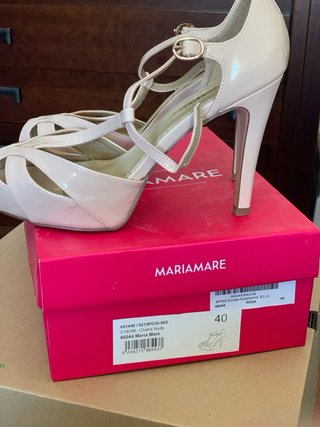 Tacones Mariamare Charol Nude Talla 40
