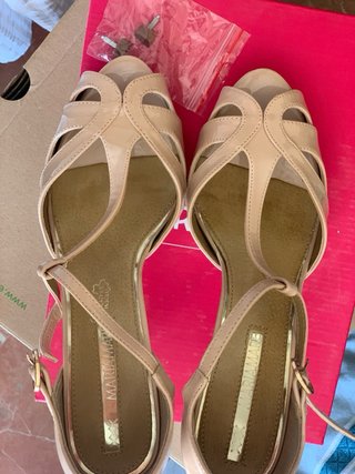 Tacones Mariamare Charol Nude Talla 40