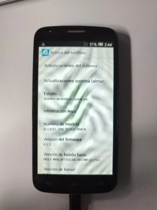 Alcatel OneTouch Pop C7 Negro