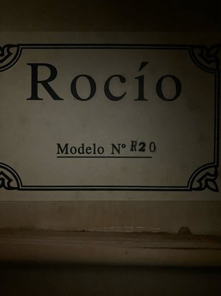 Guitarra Clásica Madera Natural Rocío R20