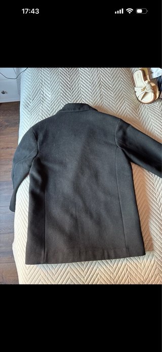Zara Chaquetón 3/4 Negro